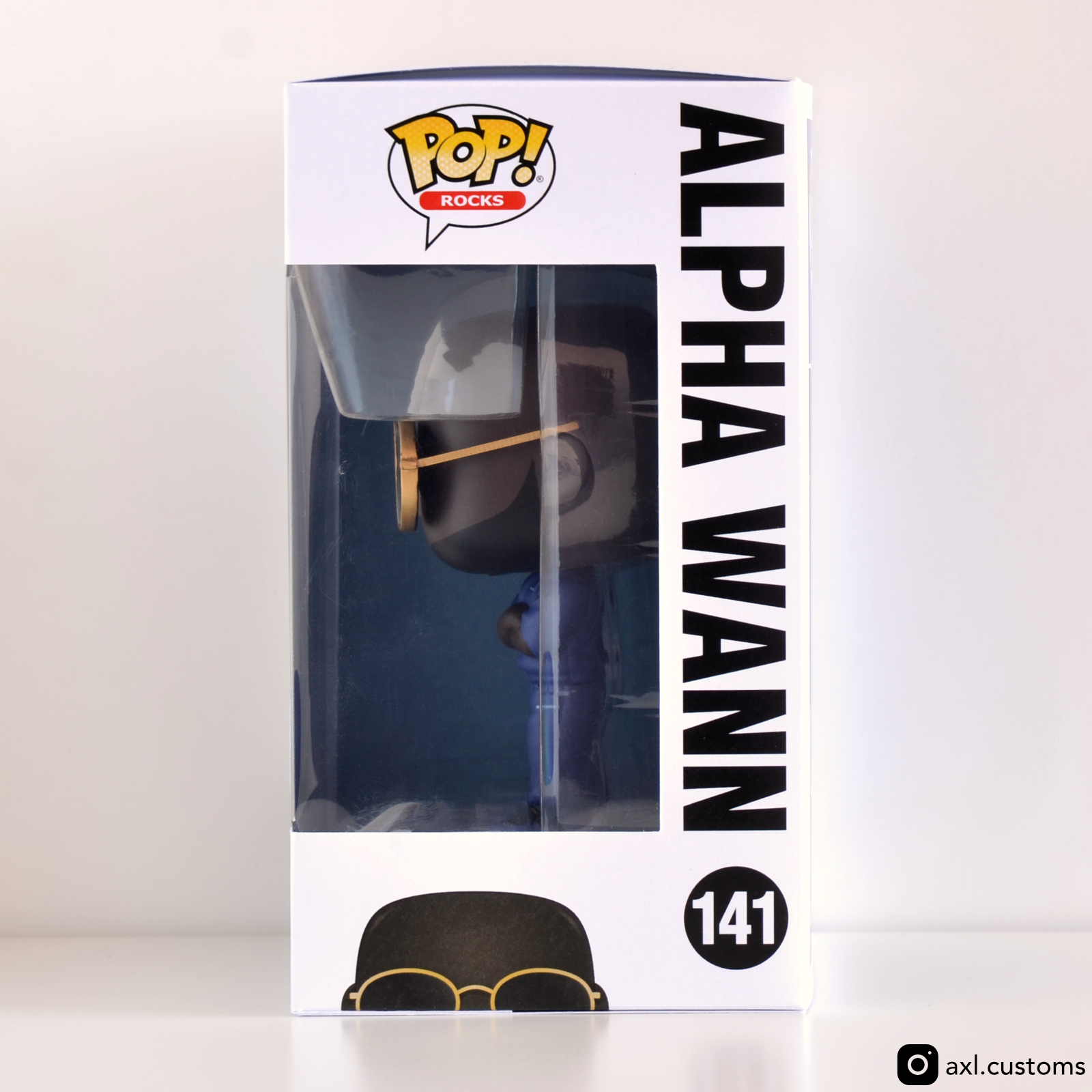 Window Side Shot COLORSxSTUDIOS - Alpha Wann Custom Funko Pop