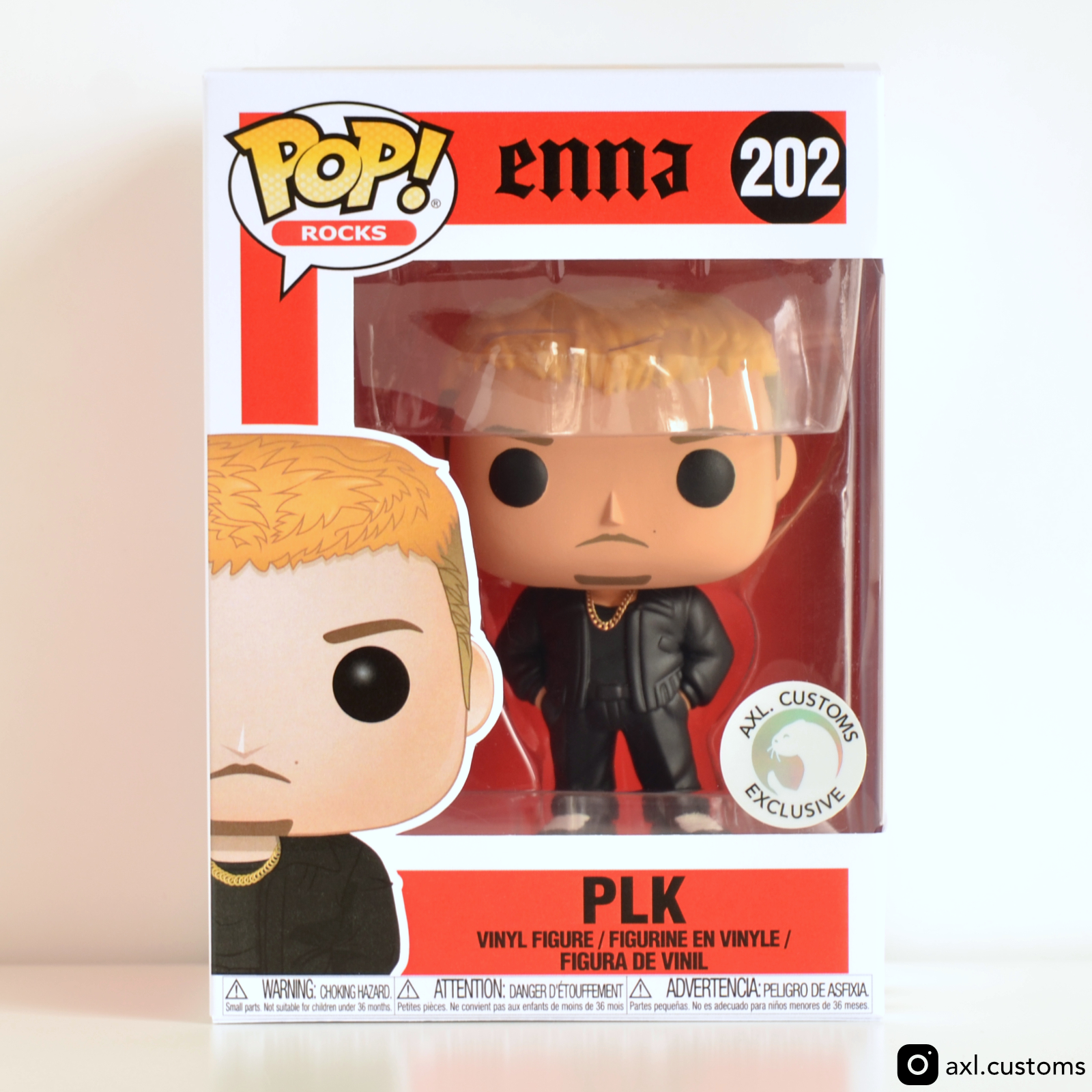 Front Shot Enna Music - PLK Custom Funko Pop