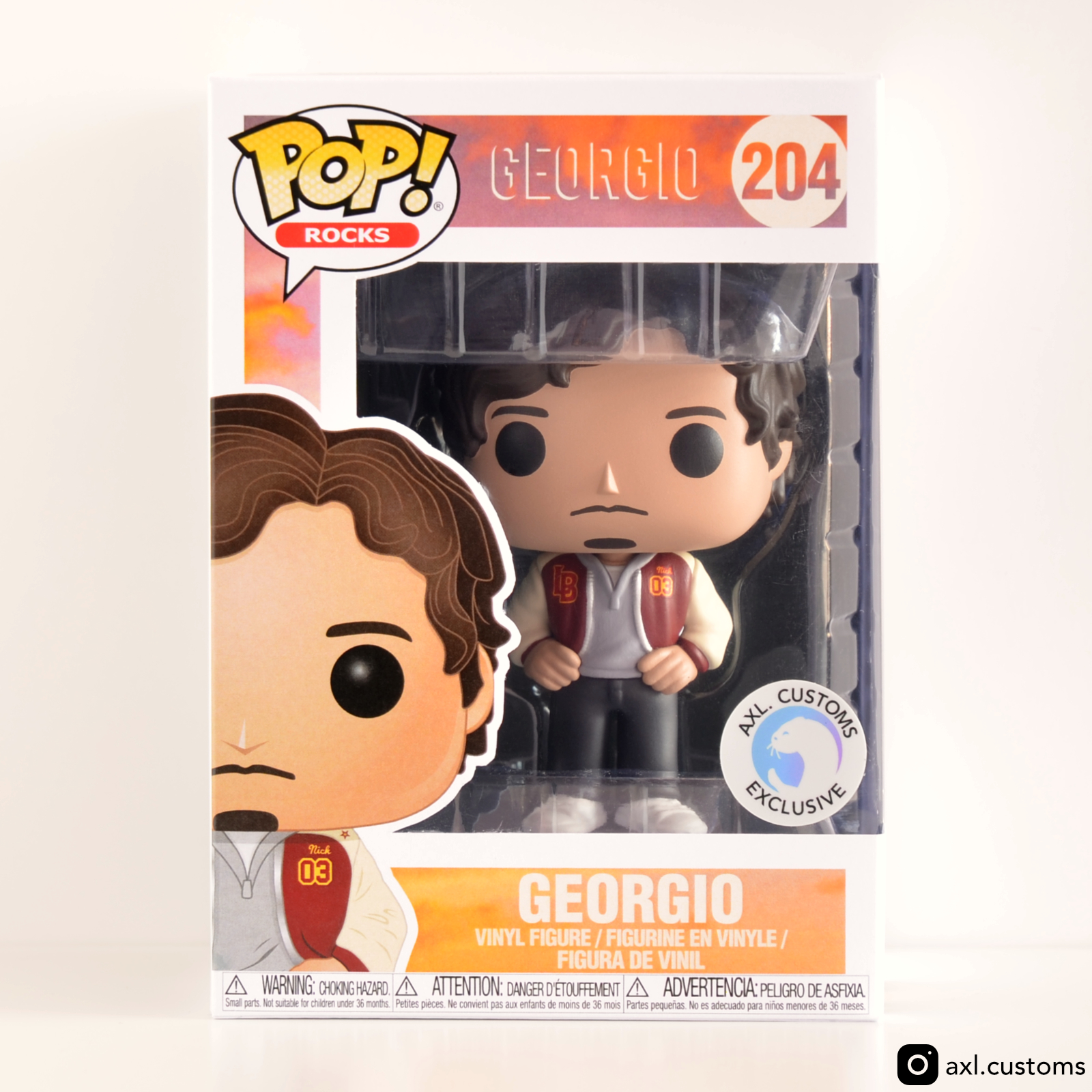 Front Shot Georgio Custom Funko Pop