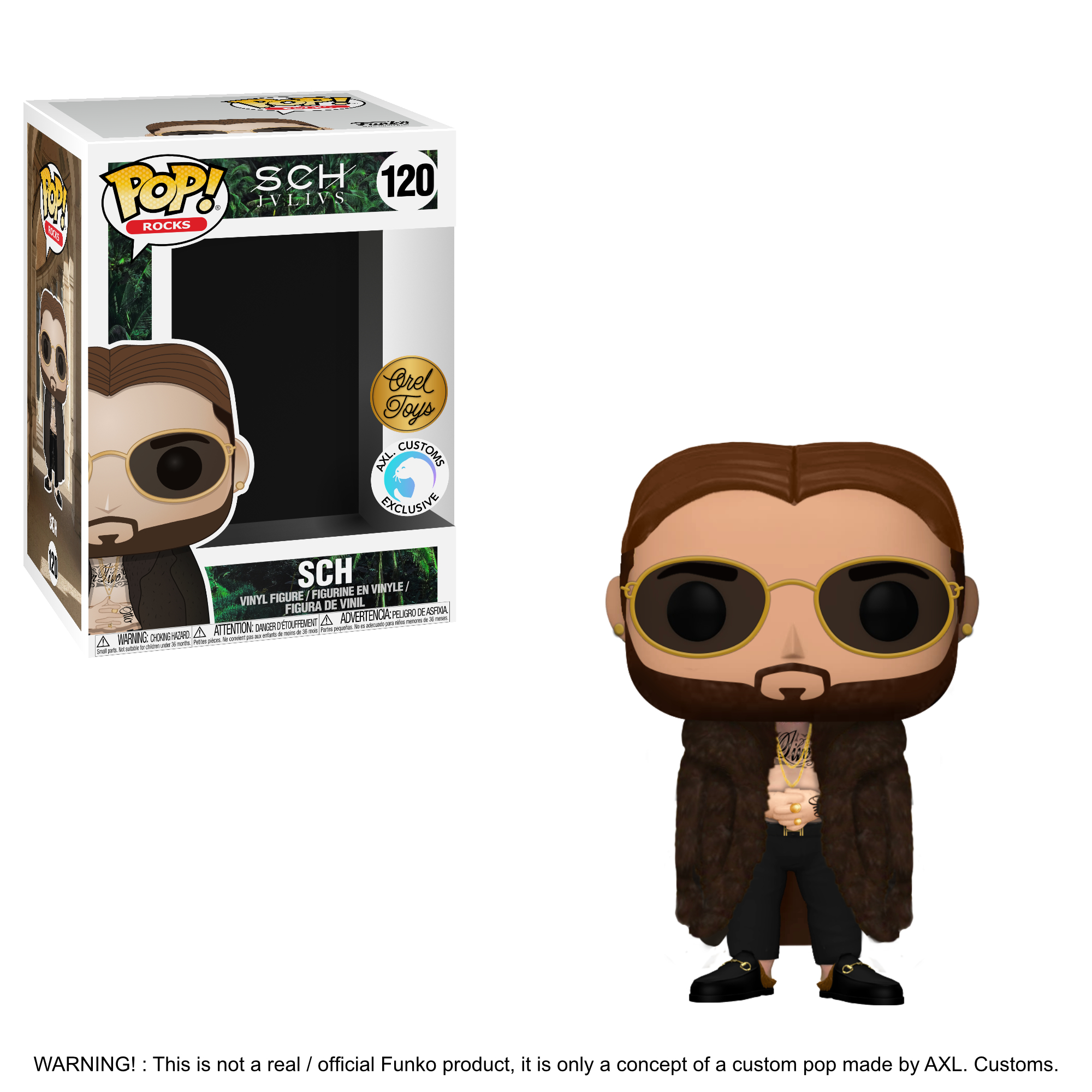 Glam Shot JVLIVS - SCH Custom Funko Pop