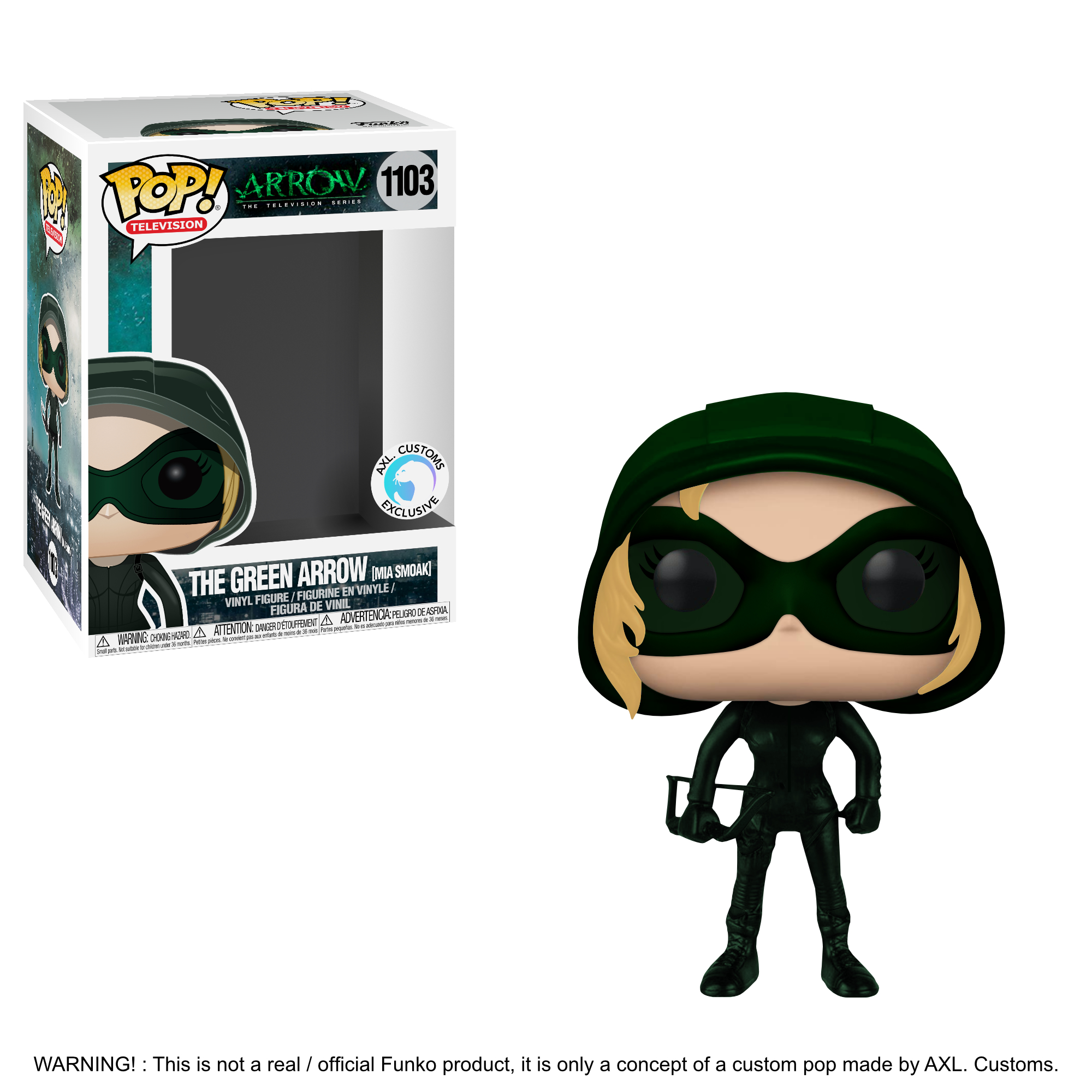Glam Shot Arrow - The Green Arrow (Mia Smoak) Custom Funko Pop