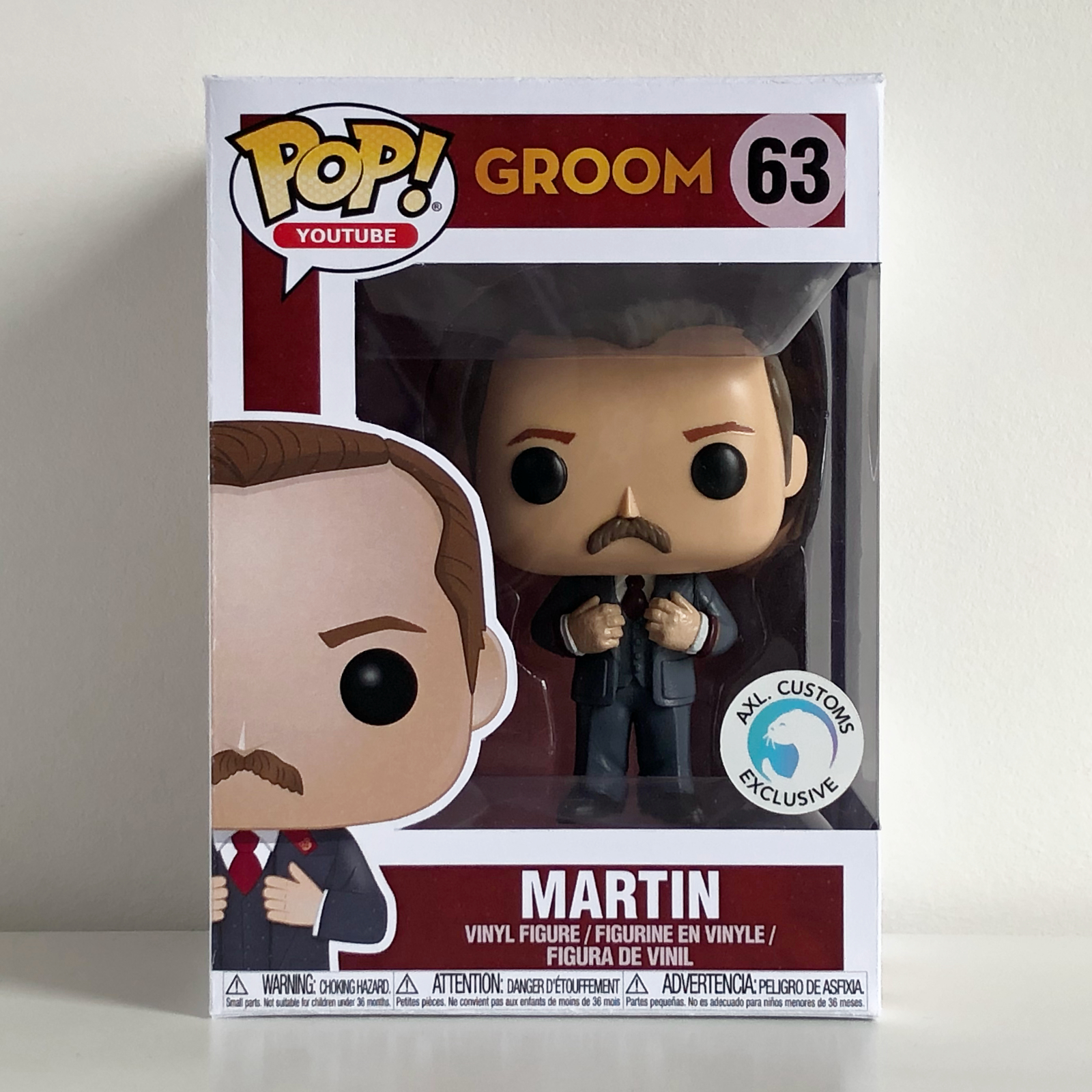 Front Shot Groom - Martin Custom Funko Pop