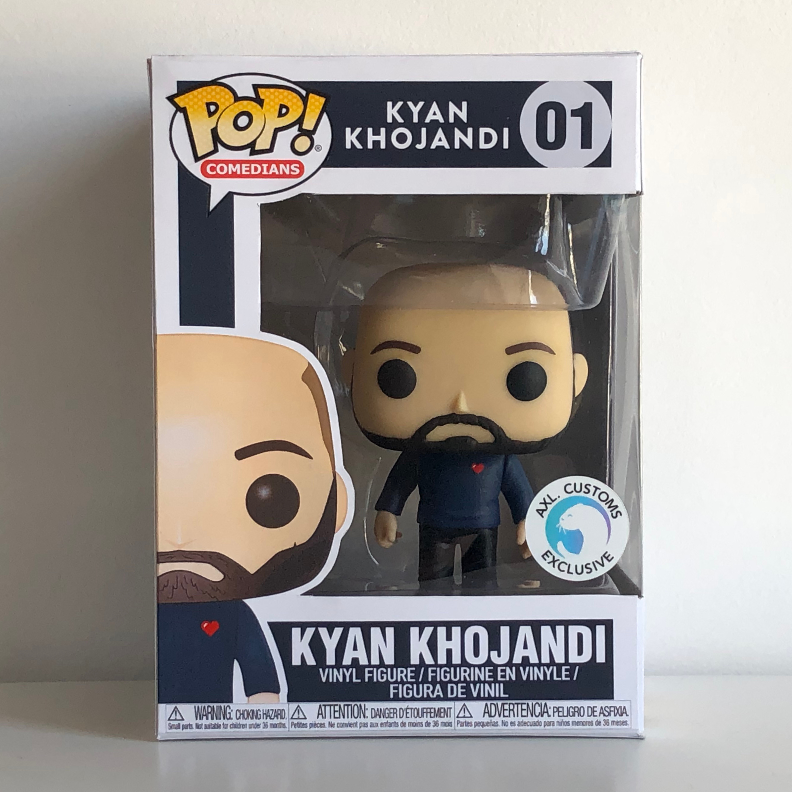 Front Shot Kyan Khojandi Custom Funko Pop