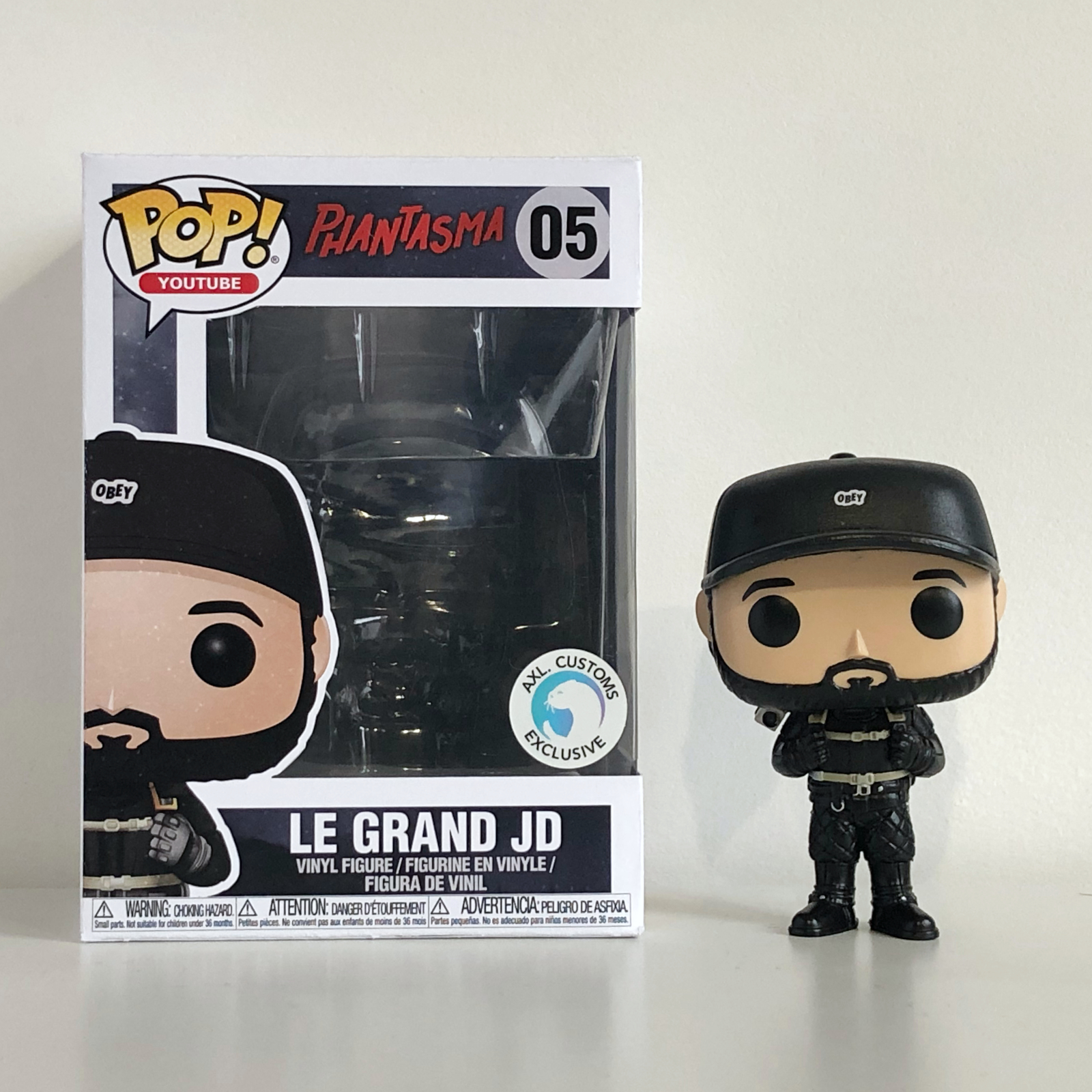 Front Shot Unboxed Phantasma - Le Grand JD Custom Funko Pop