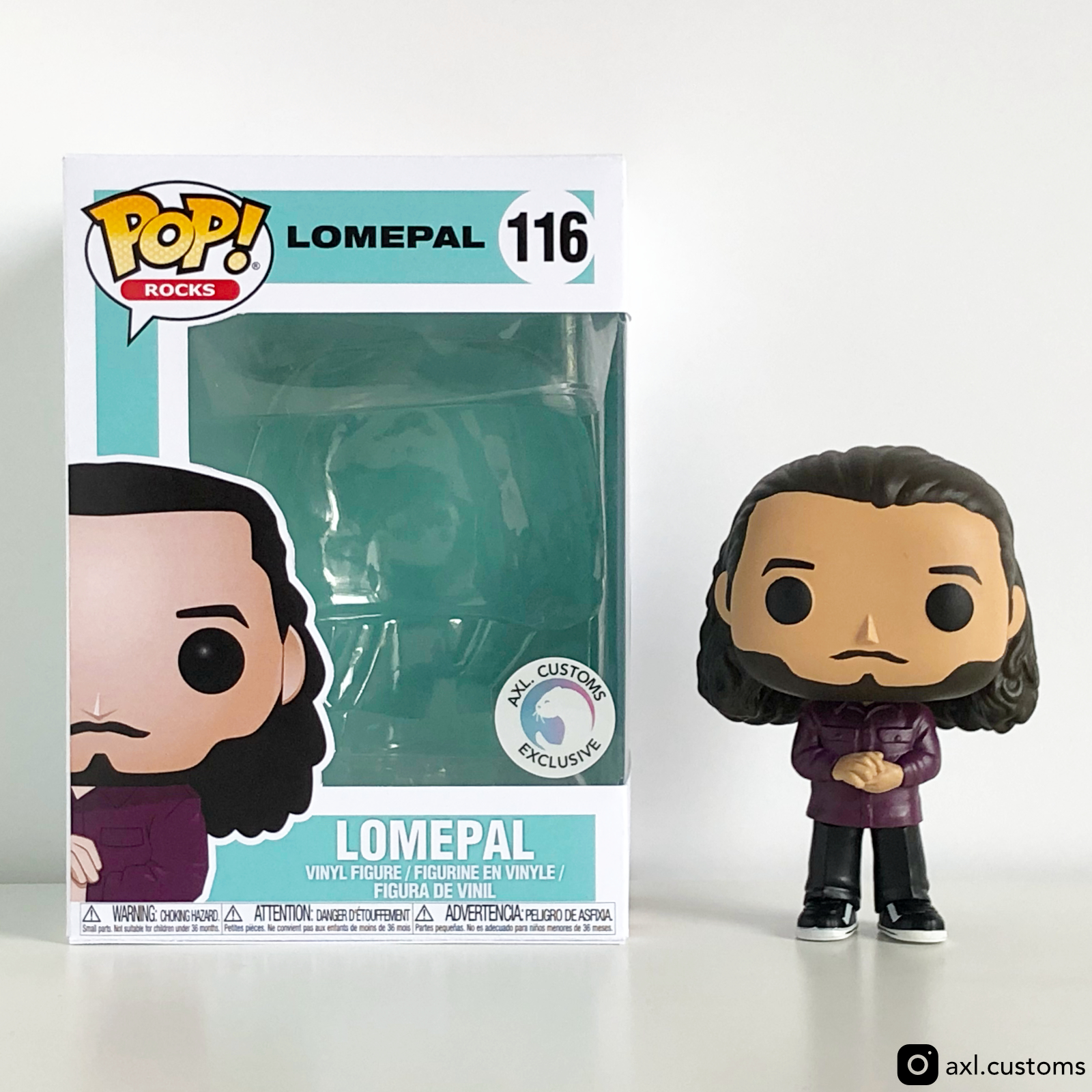 Front Shot Unboxed Lomepal Custom Funko Pop