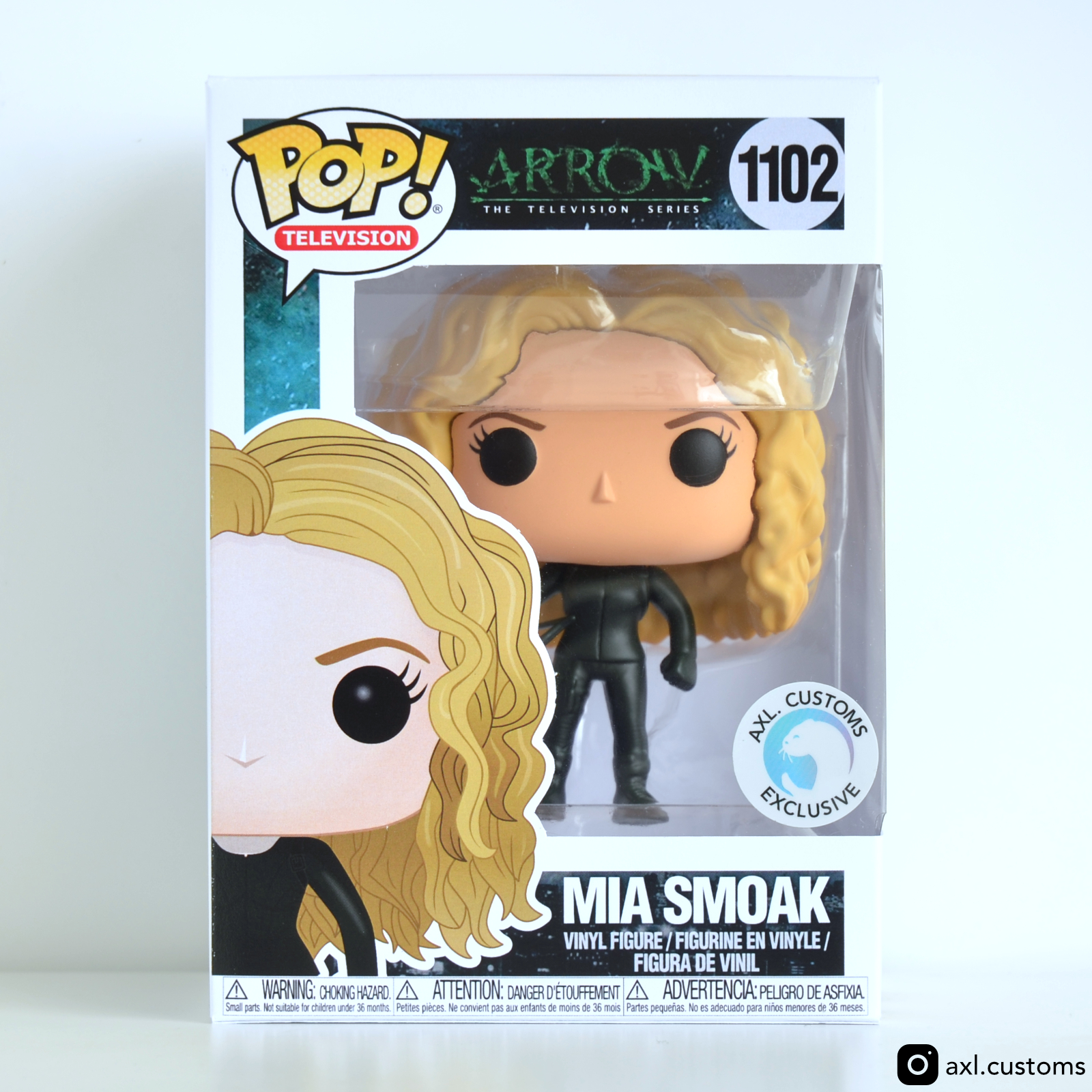 Front Shot Arrow - Mia Smoak Custom Funko Pop