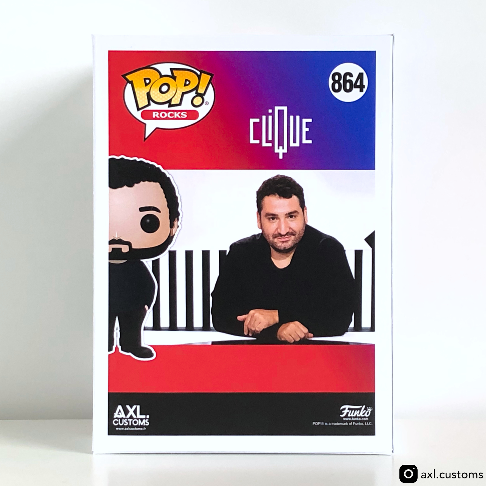 Back Shot Clique - Mouloud Achour Custom Funko Pop