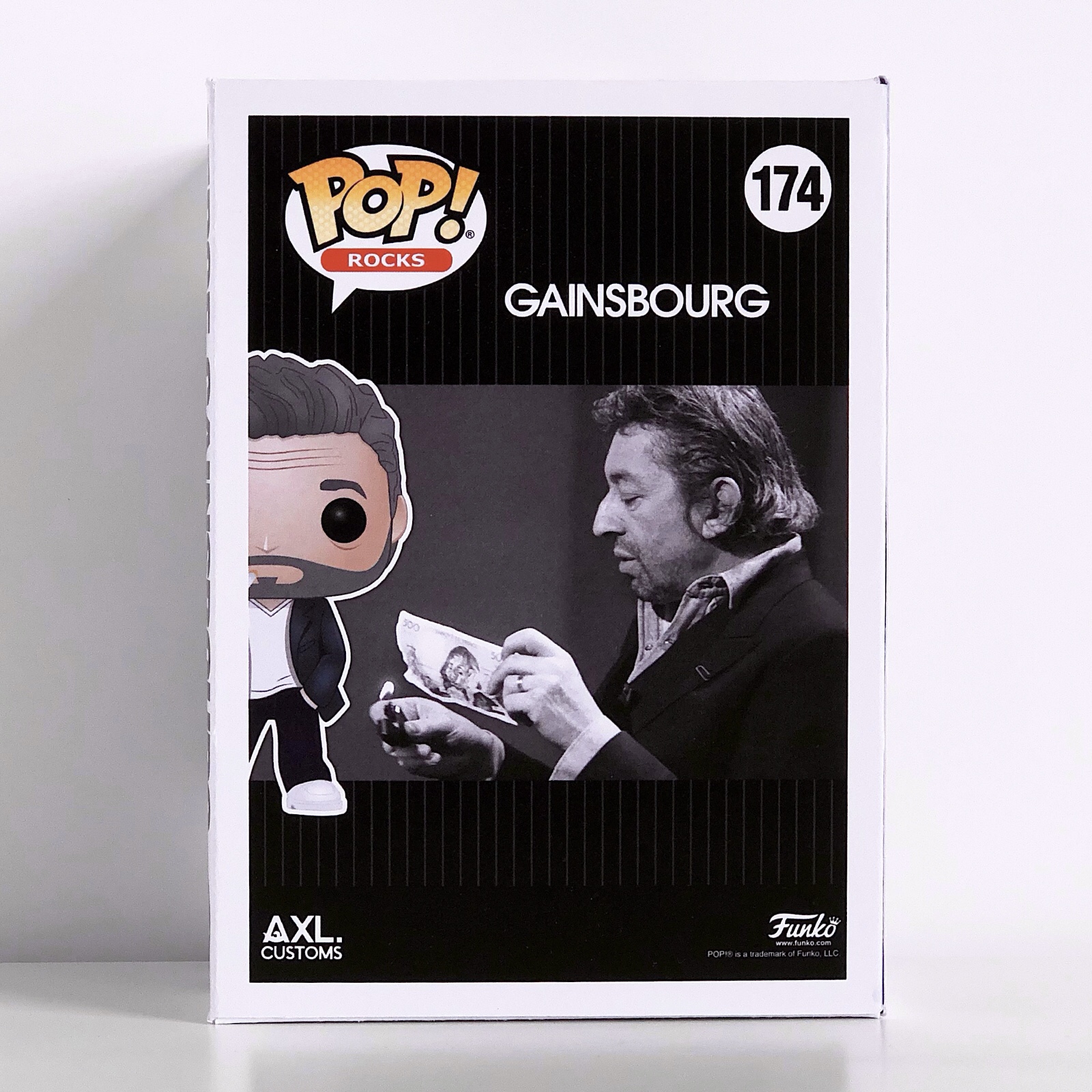 Back Shot Serge Gainsbourg Custom Funko Pop