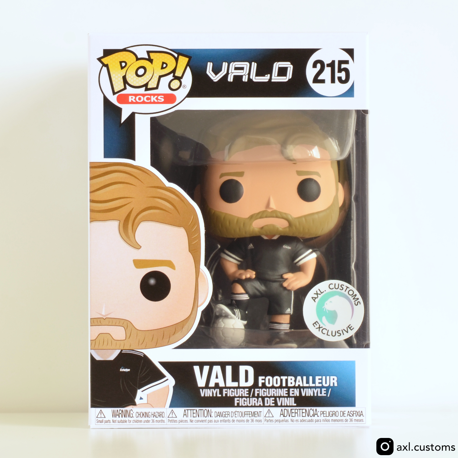 Front Shot Vald (Footballeur) Custom Funko Pop
