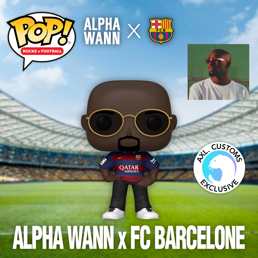 Custom Funko Pop Concept Alpha Wann x FC Barcelone (2015/2016)