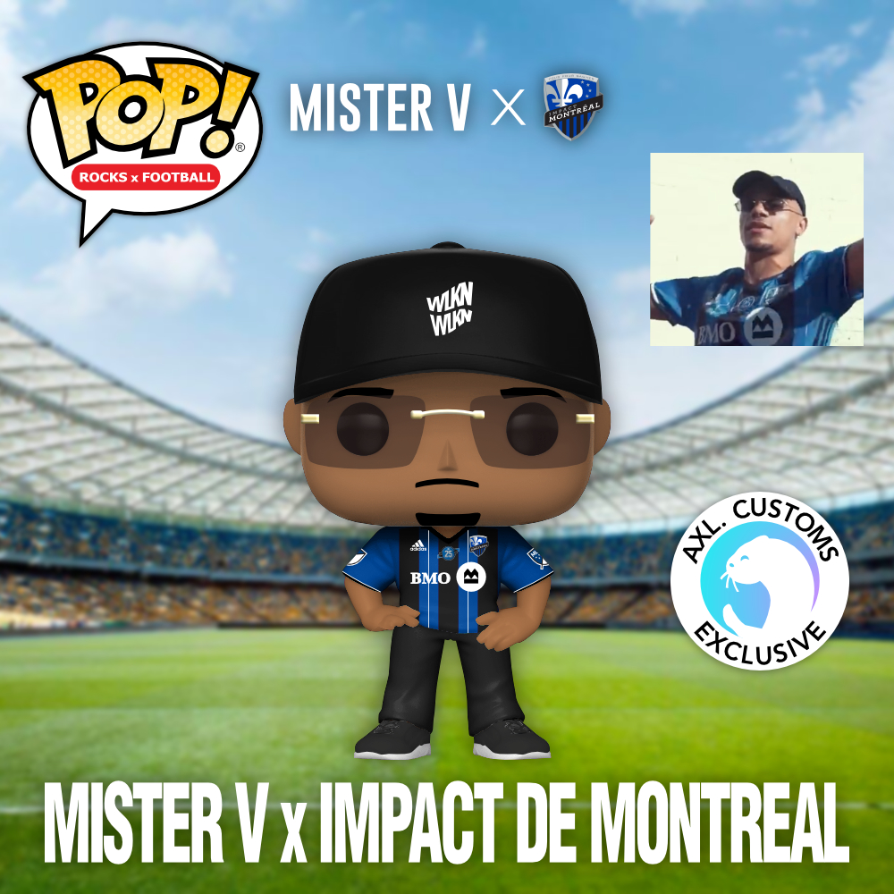 Custom Funko Pop Concept Mister V x Impact de Montréal (2019/2020)