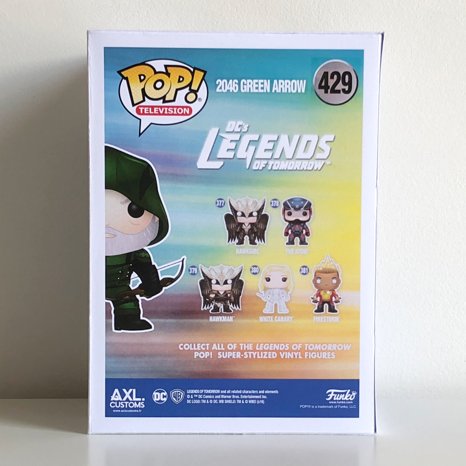Back Shot DC’s Legends of Tomorrow - 2046 Green Arrow Custom Funko Pop