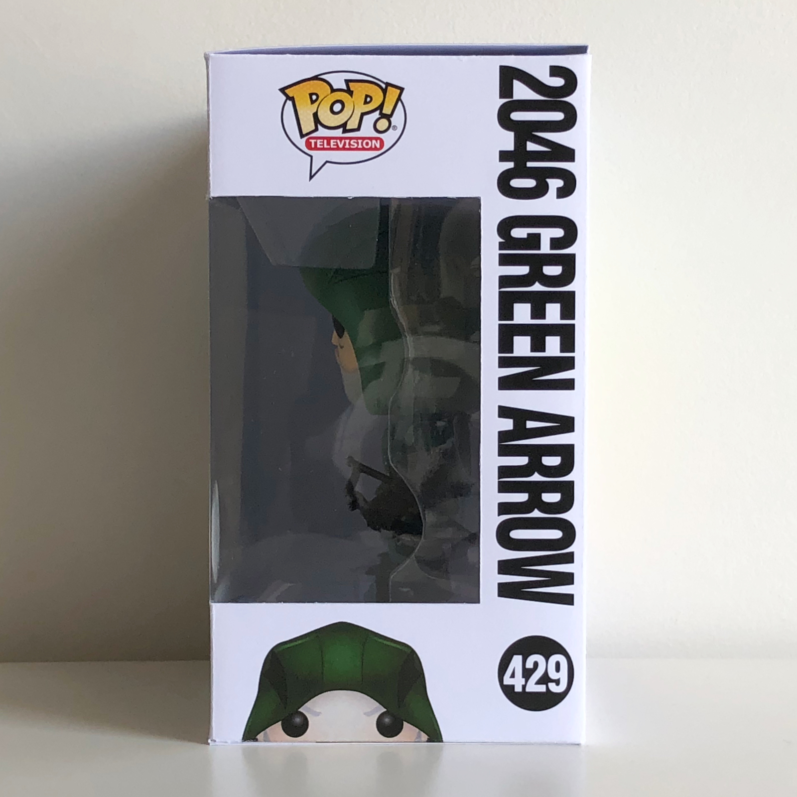 Window Side Shot DC’s Legends of Tomorrow - 2046 Green Arrow Custom Funko Pop