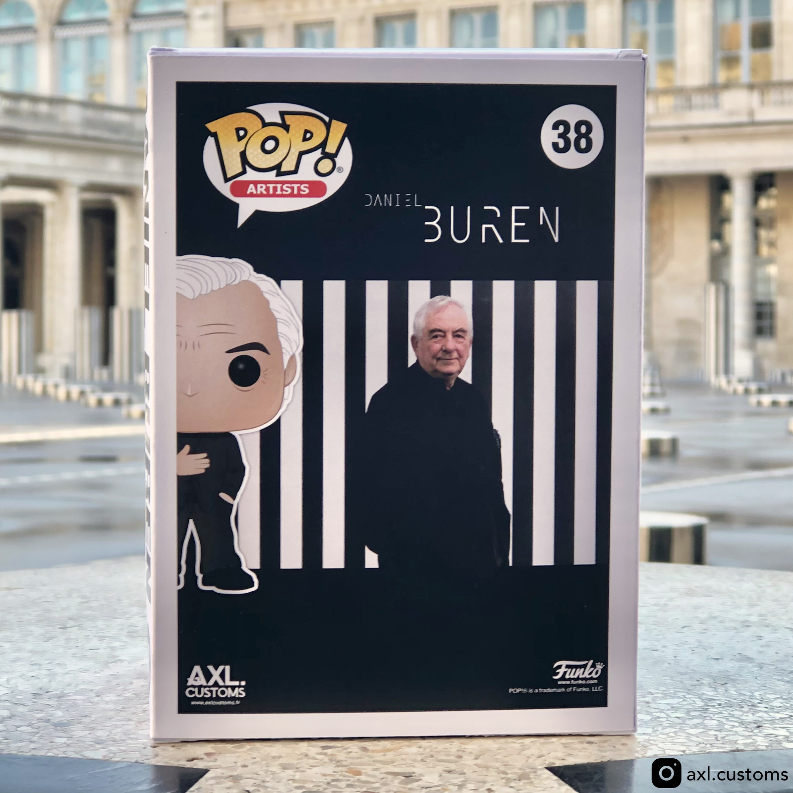 Back Shot Daniel Buren Custom Funko Pop