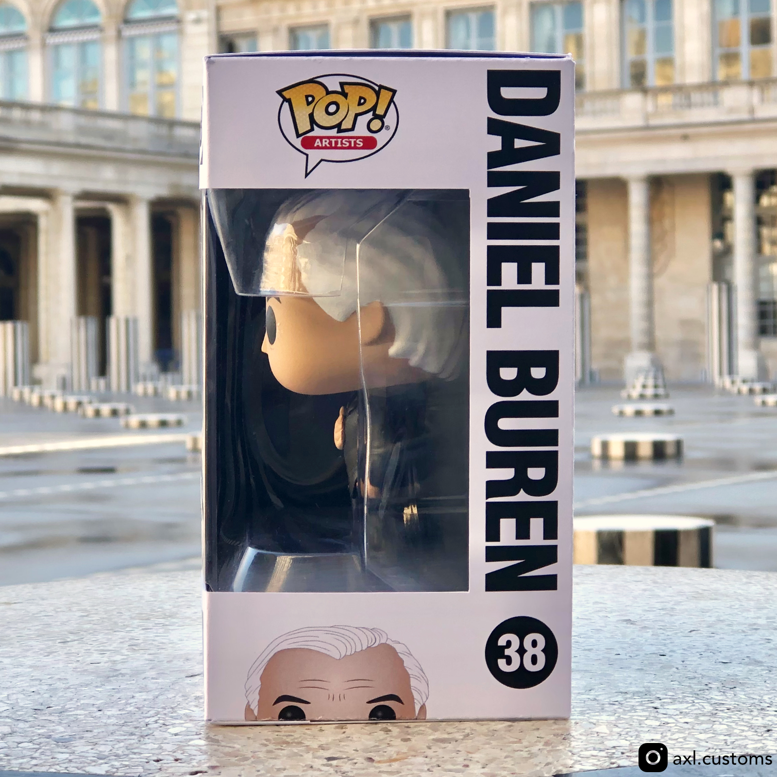 Window Side Shot Daniel Buren Custom Funko Pop