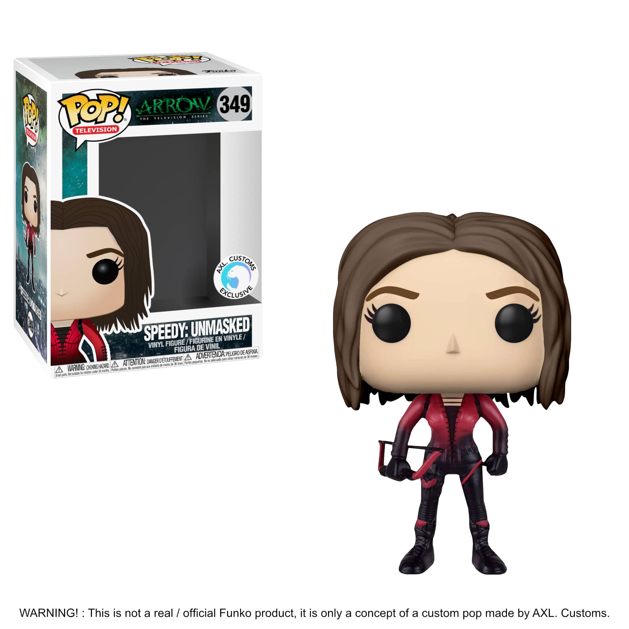 Glam Shot Arrow - Speedy: Unmasked Custom Funko Pop