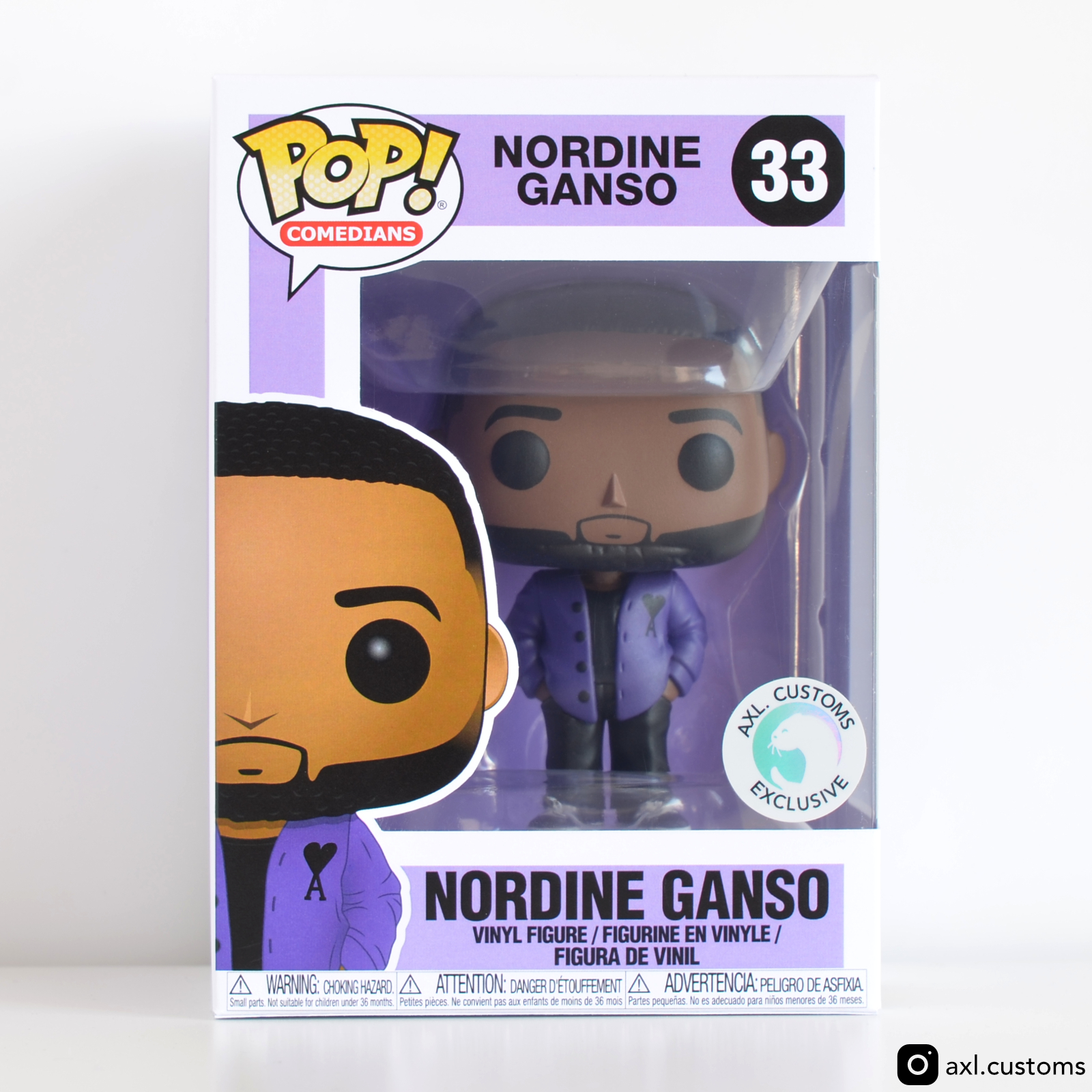 Front Shot Nordine Ganso Custom Funko Pop