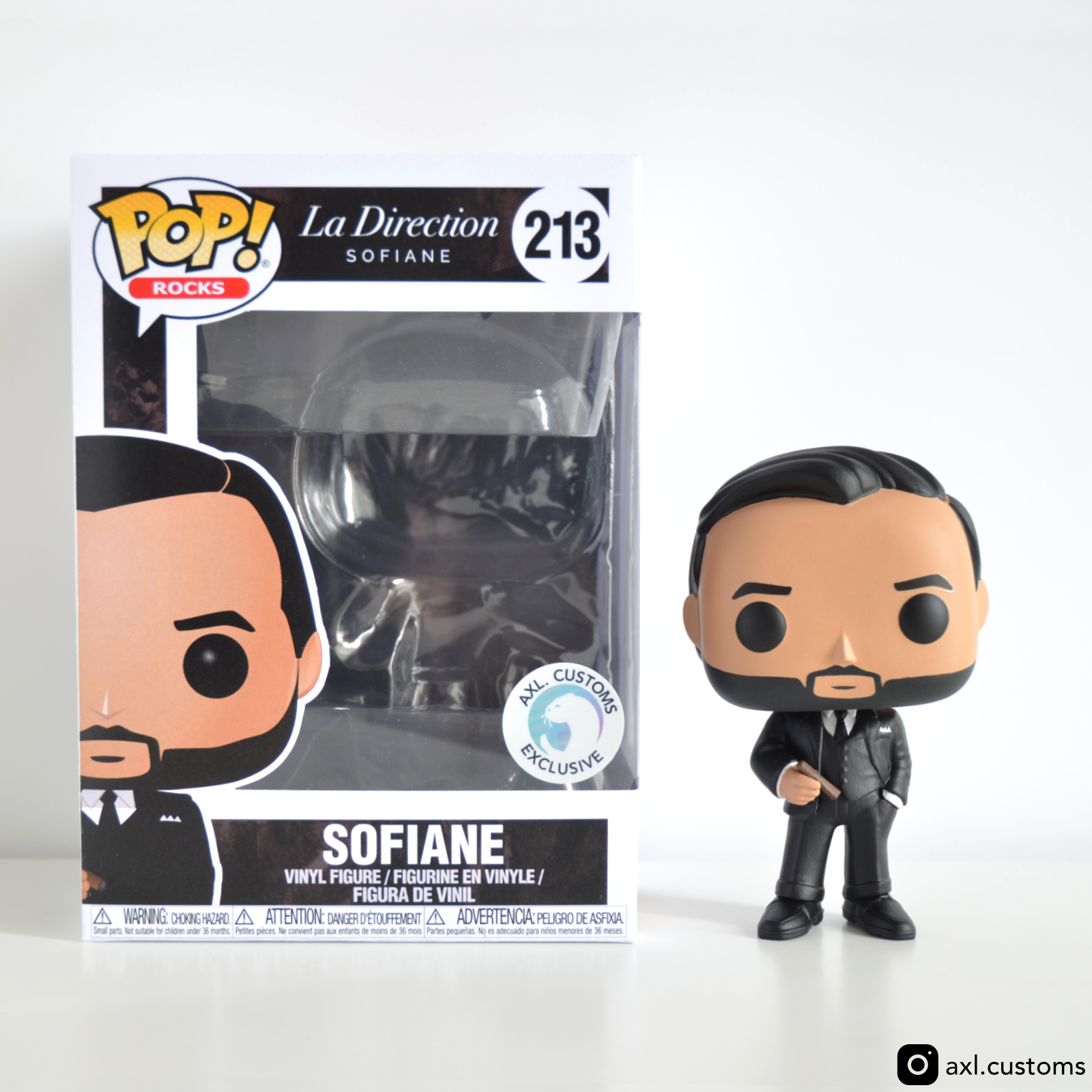 Front Shot Unboxed La Direction - Sofiane Custom Funko Pop