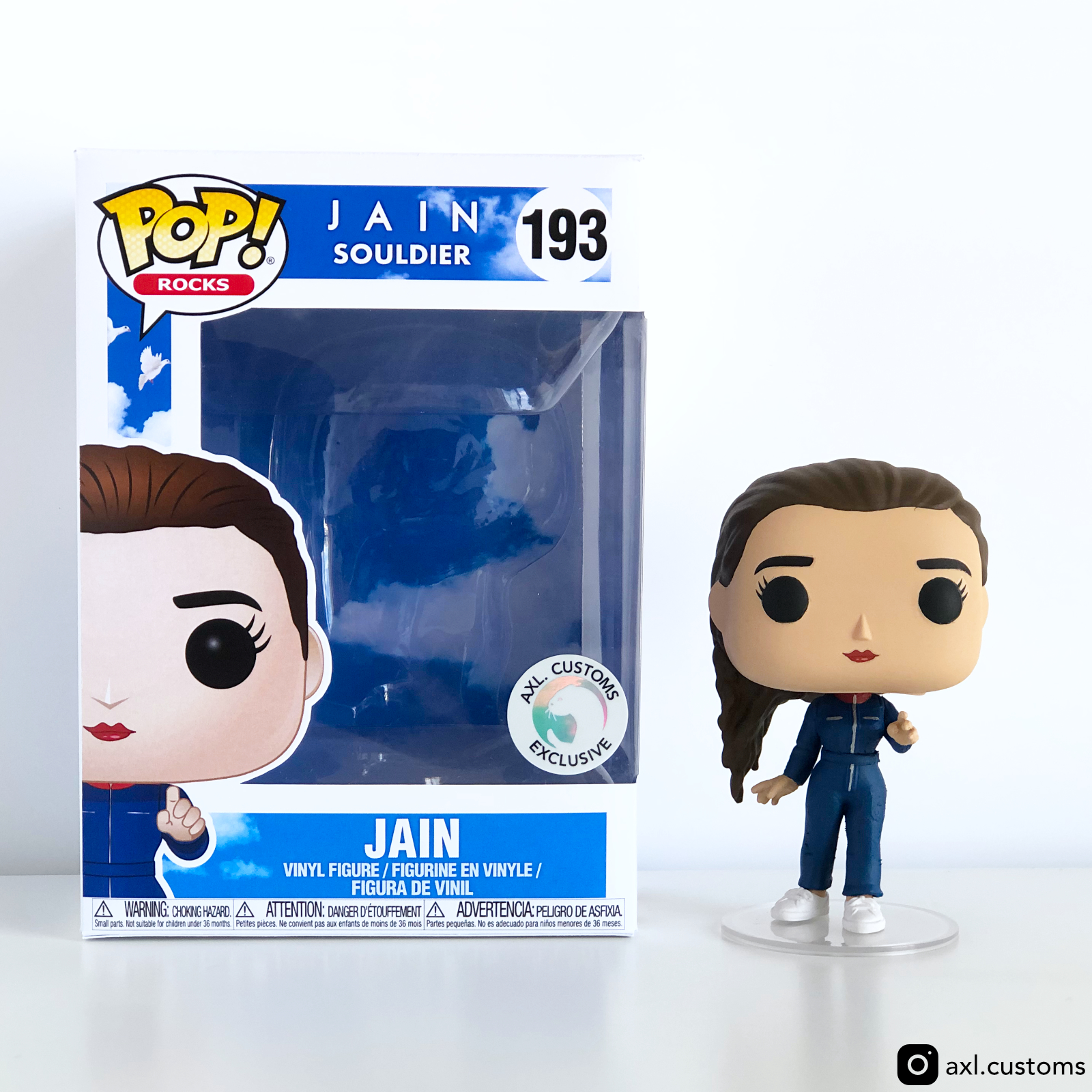 Front Shot Unboxed Souldier - Jain Custom Funko Pop