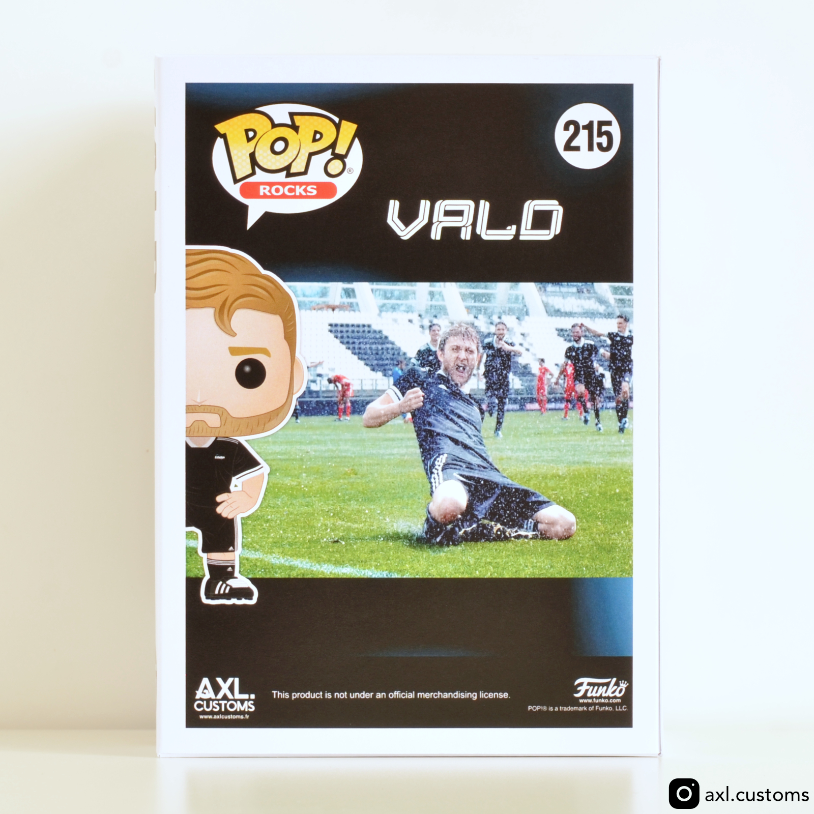 Back Shot Vald (Footballeur) Custom Funko Pop
